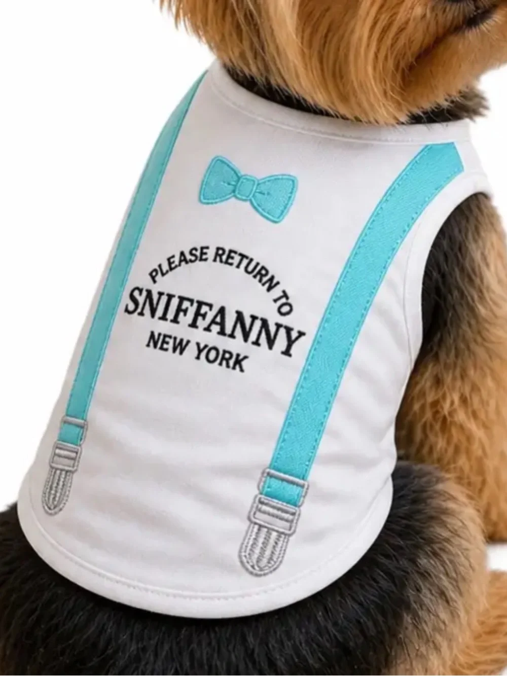 Please Return to Sniffanny New York Suspender Shirt